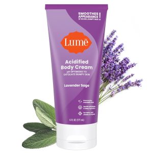 Lume Acidified Body Cream - Paraben & Lanolin Free - 6 oz (Lavender Sage) | Paraben Free. Skin-Safe. Cream Deodorant for Women